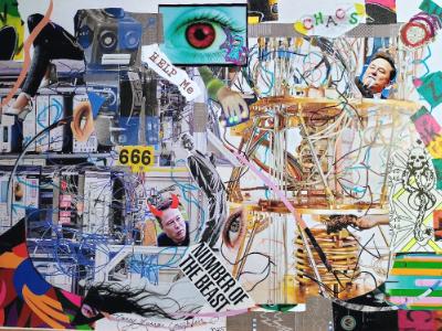 Chaos - collage of current DOGE evil Chaos - collage of current DOGE evil